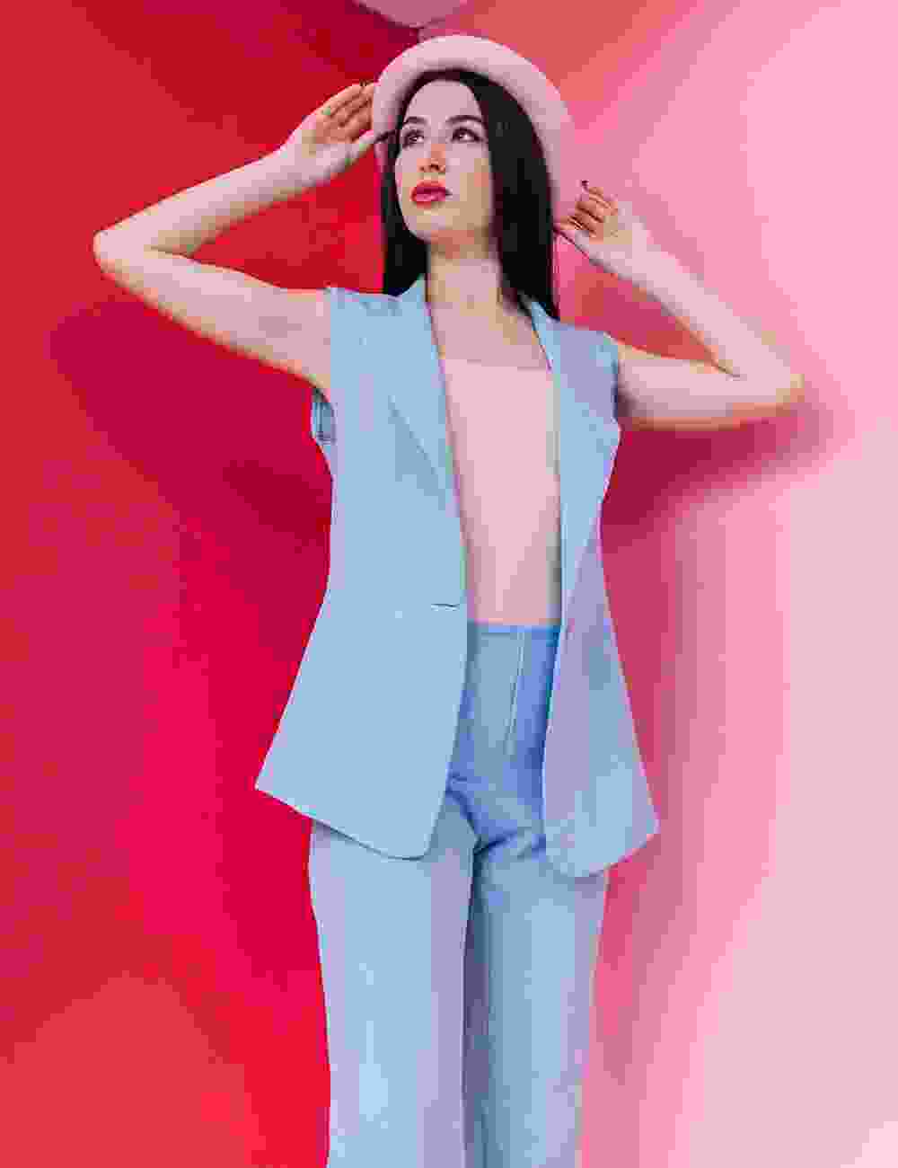 Sleeveless Waistcoat Cotton Jaket
